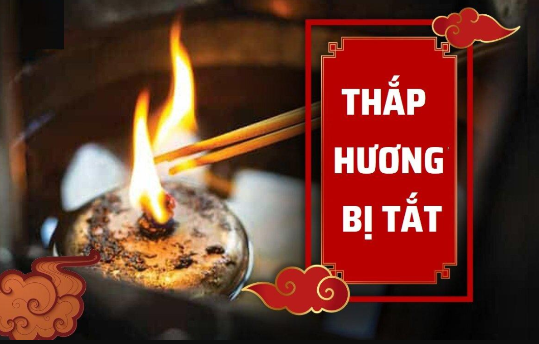 Khi hương bị tắt có nên thắp lại hay không